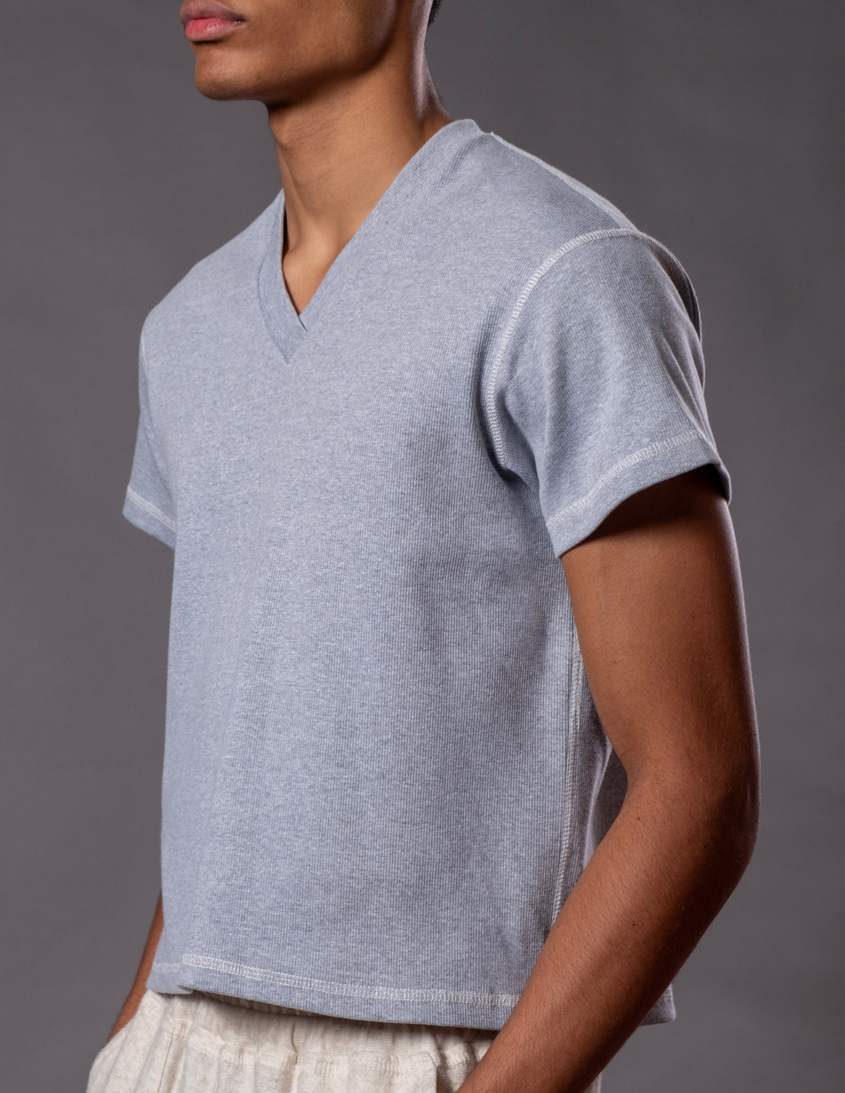 BABY TEE CINZA