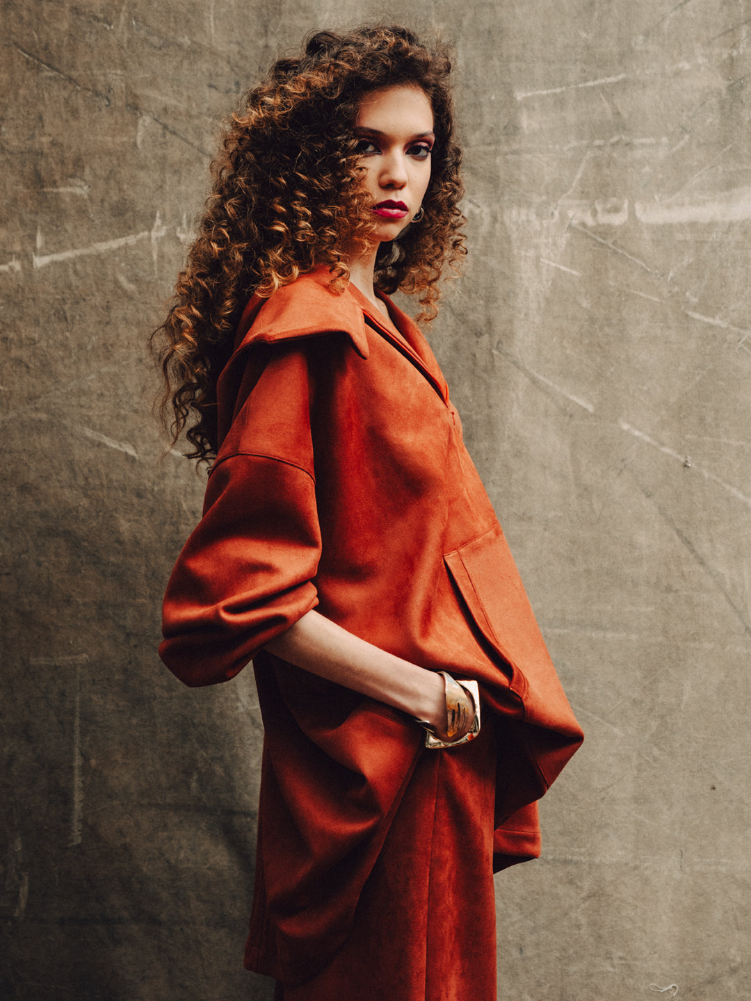 BLUSÃO CHROMA TERRACOTA