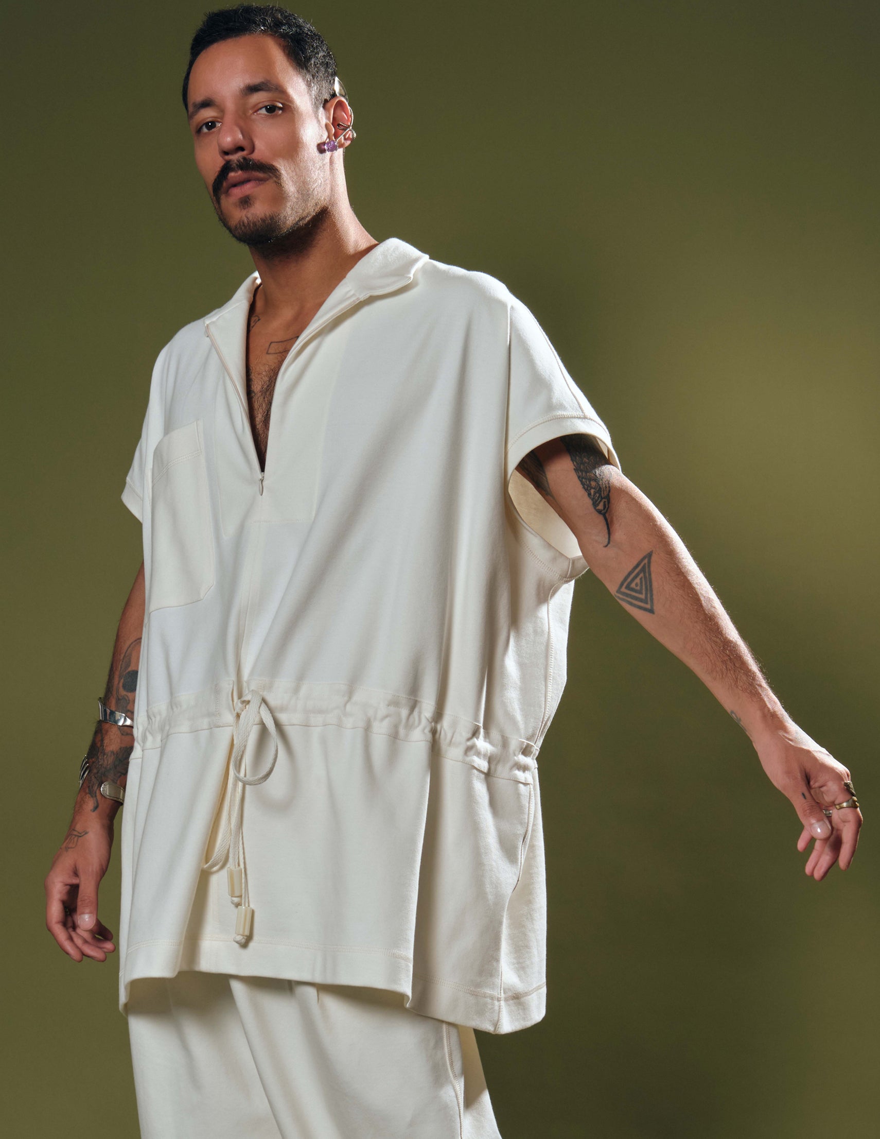 BLUSA STONE OFF-WHITE