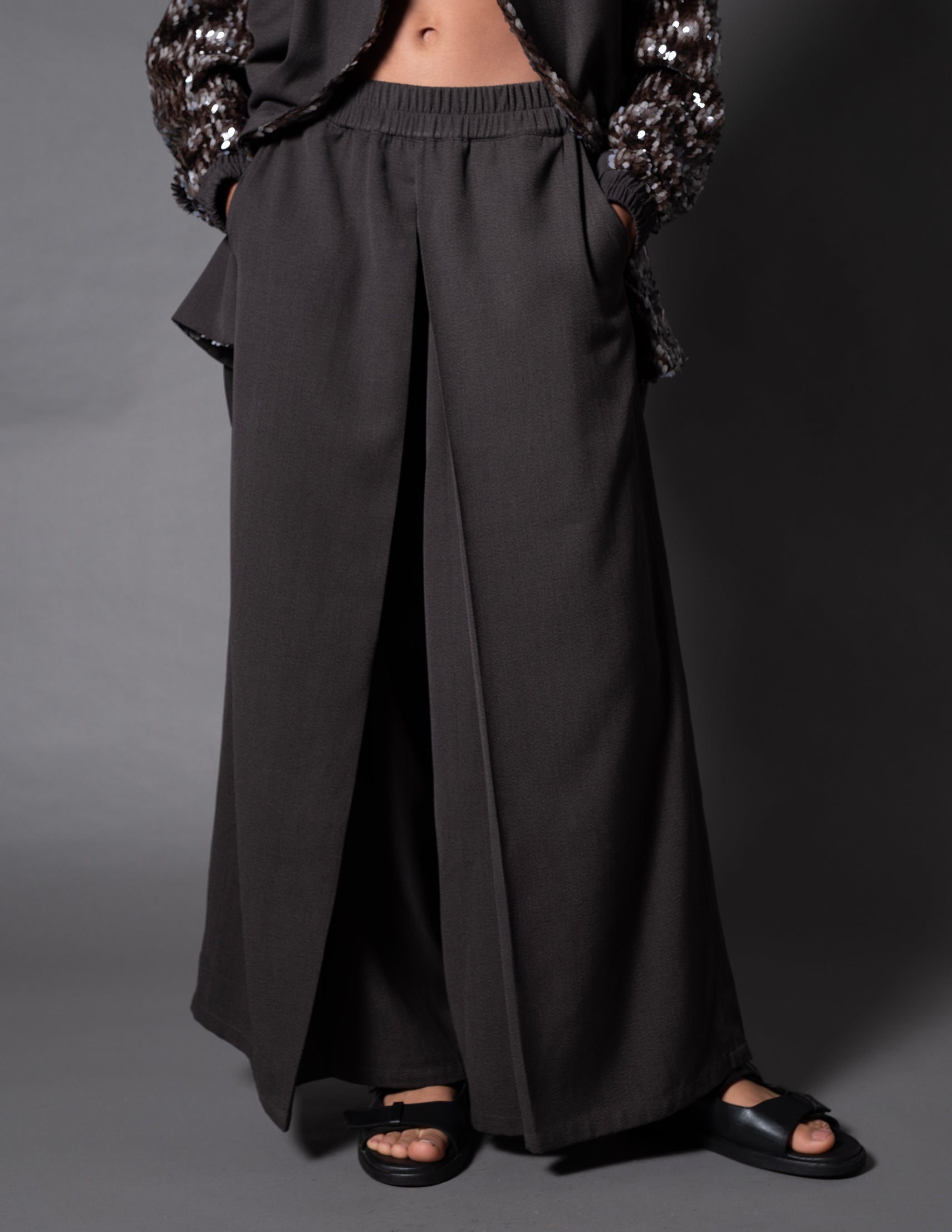 CALÇA RIO PARA CINZA MESCLA