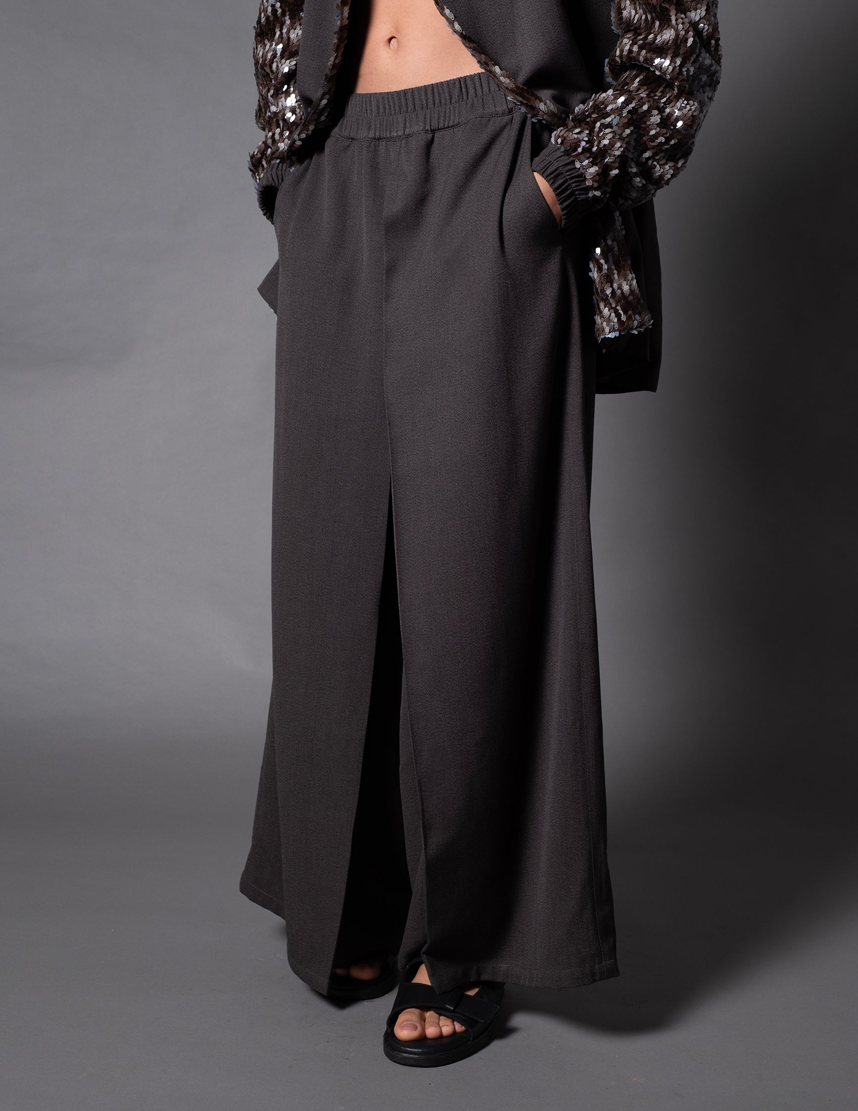 CALÇA RIO PARA CINZA MESCLA