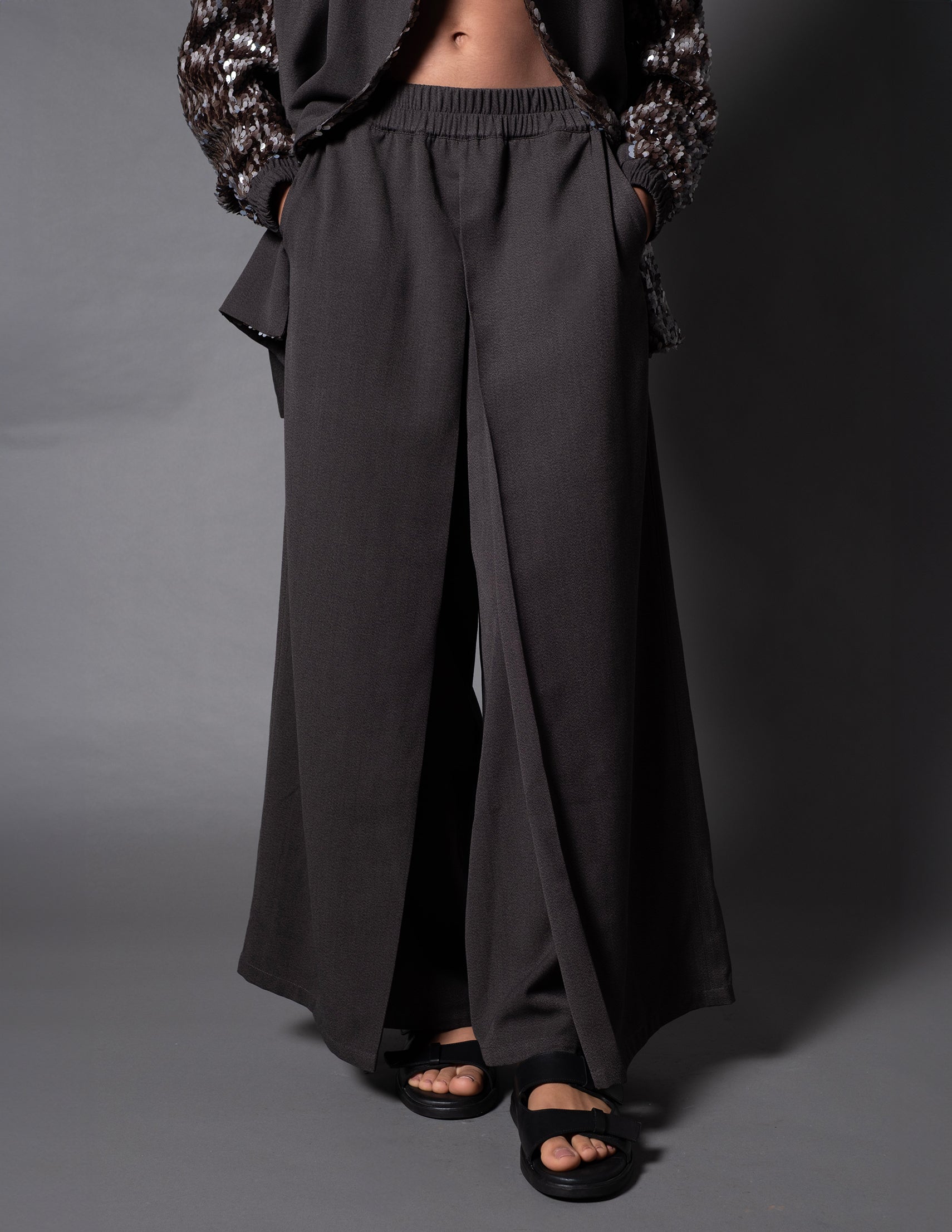 CALÇA RIO PARA CINZA MESCLA
