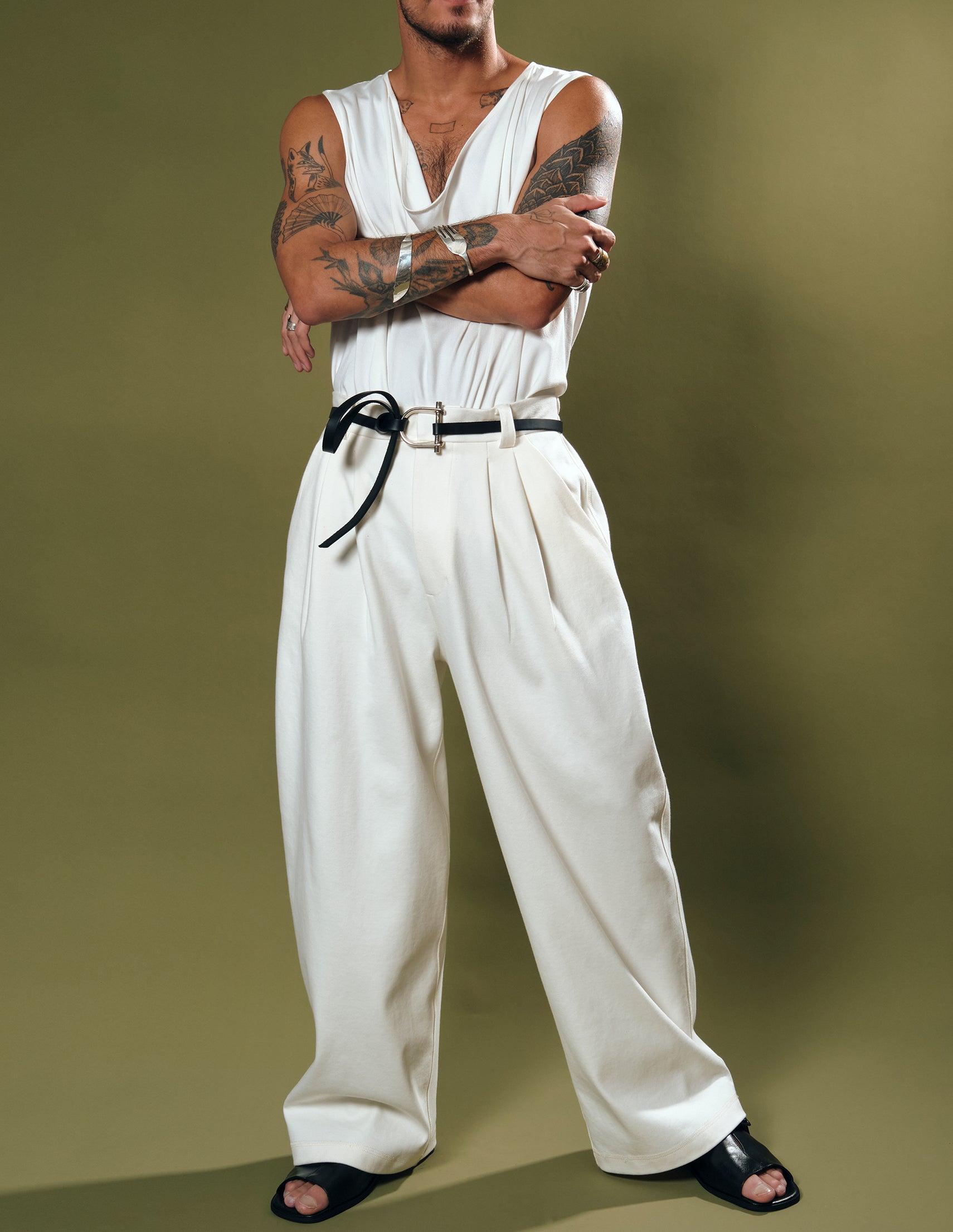 CALÇA XENOM OFF-WHITE