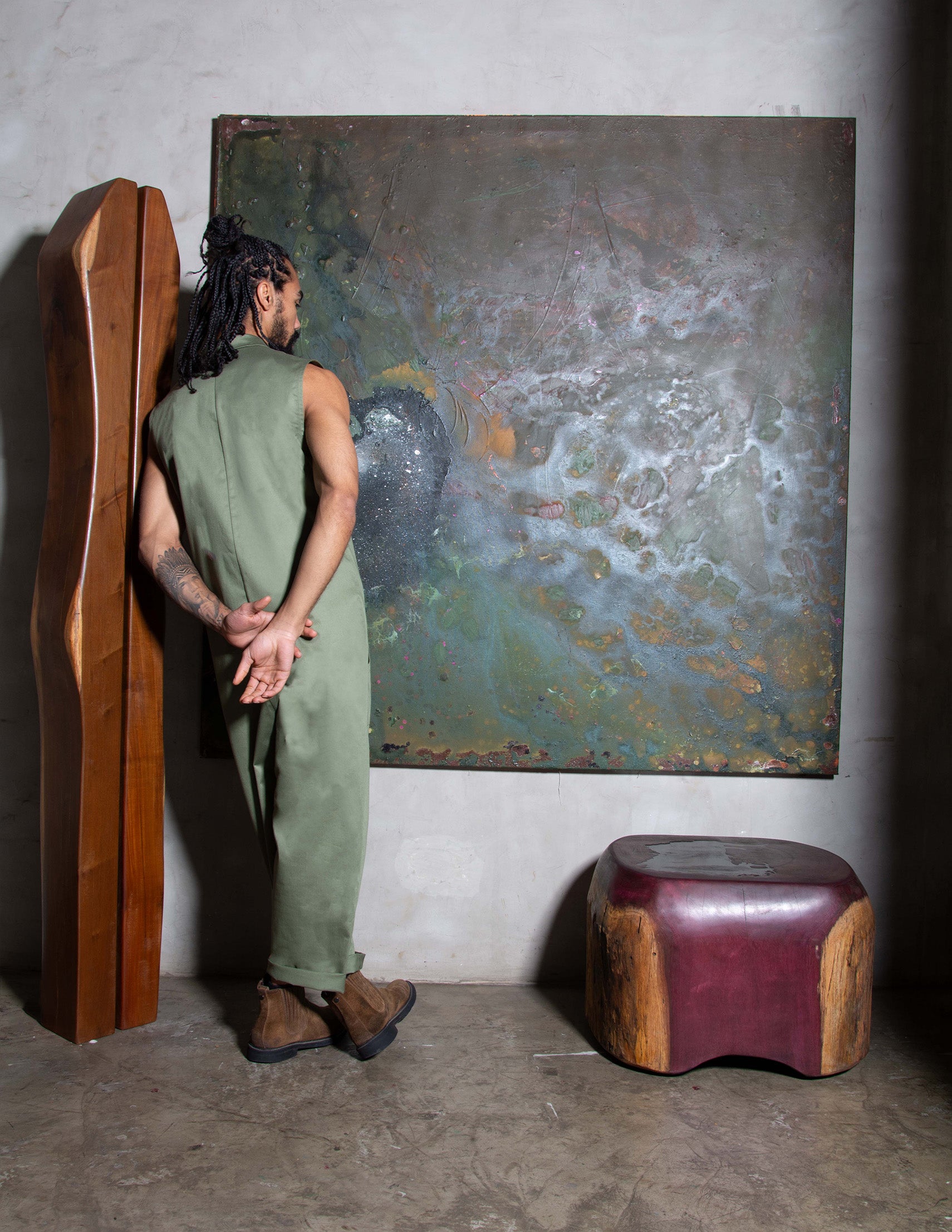 MACACÃO CHAN SARJA VERDE