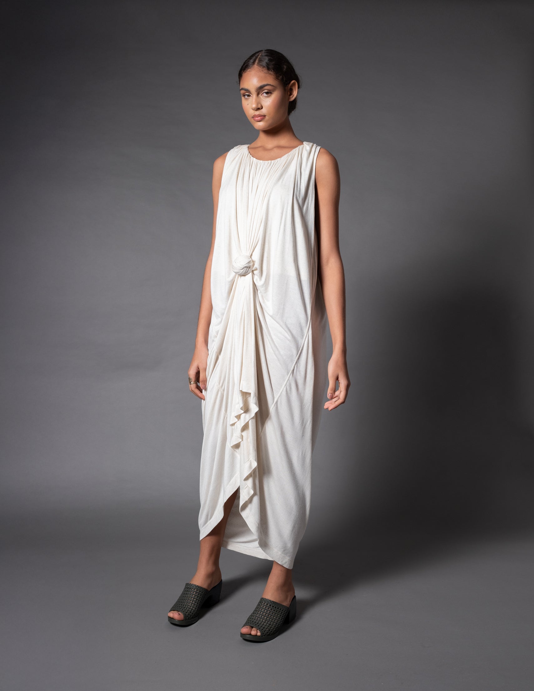 VESTIDO LÊ LINHO OFF-WHITE