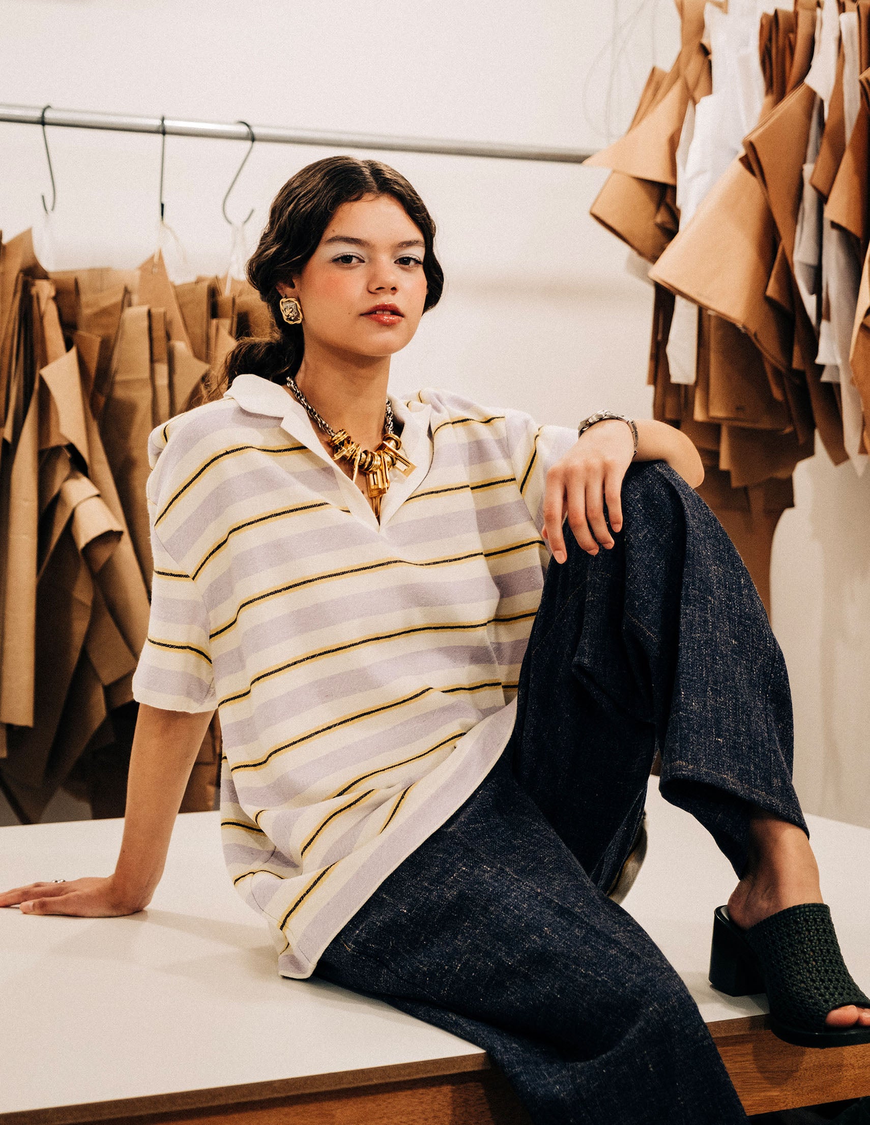 T-SHIRT FAZENDA LISTRADA