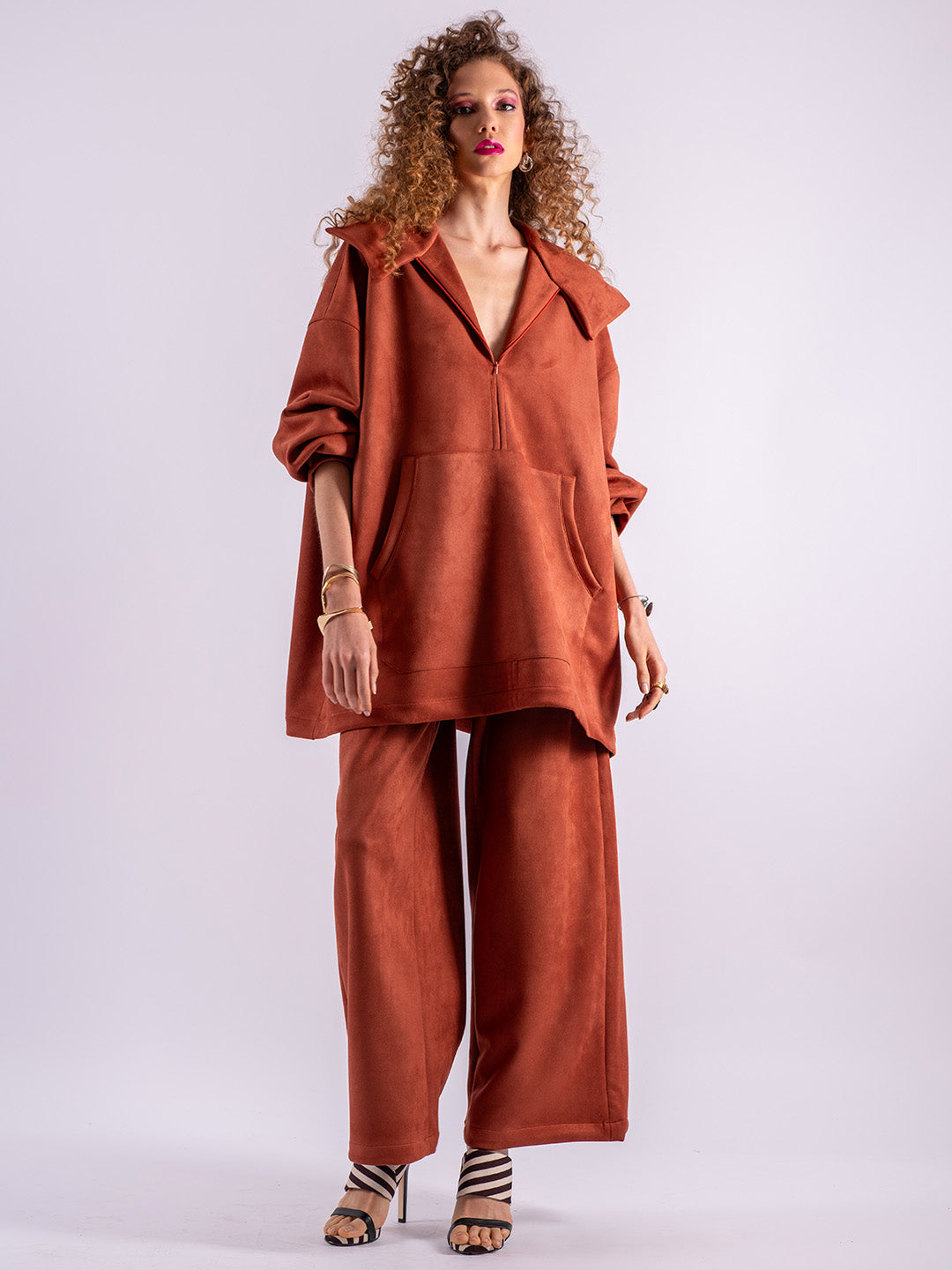 CALÇA CHROMA TERRACOTA