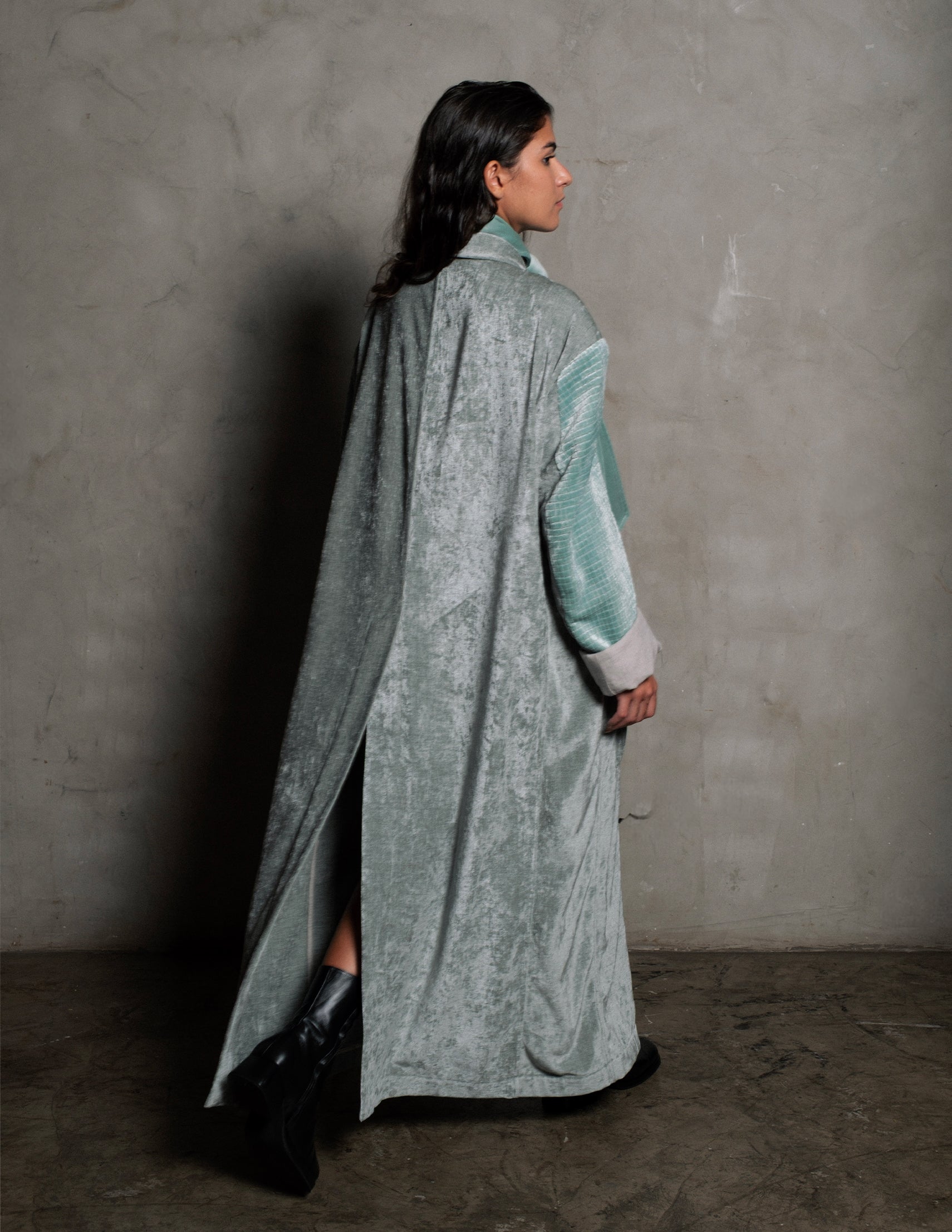 TRENCH COAT PARIS VELUDO DE SEDA