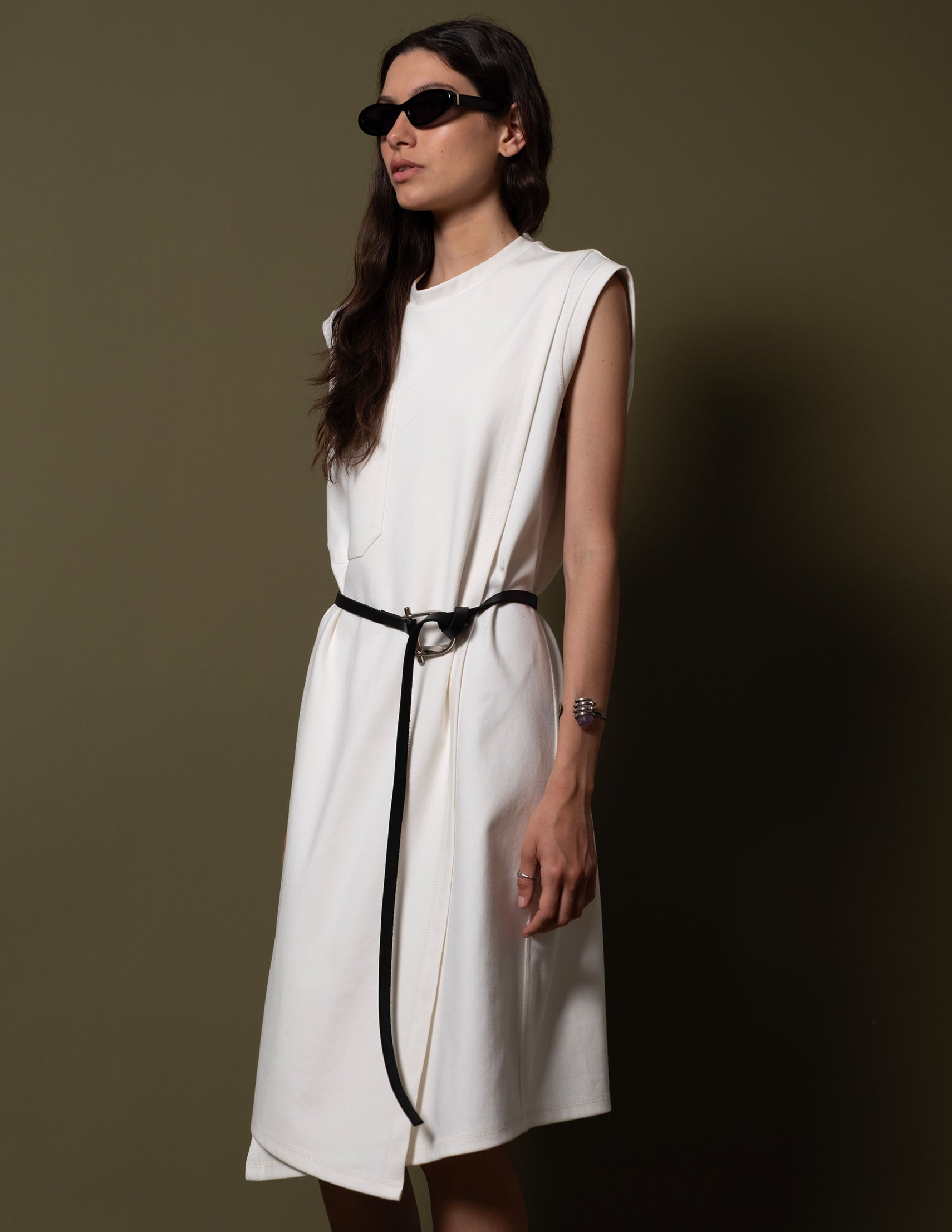 LONG T-SHIRT TECA OFF-WHITE