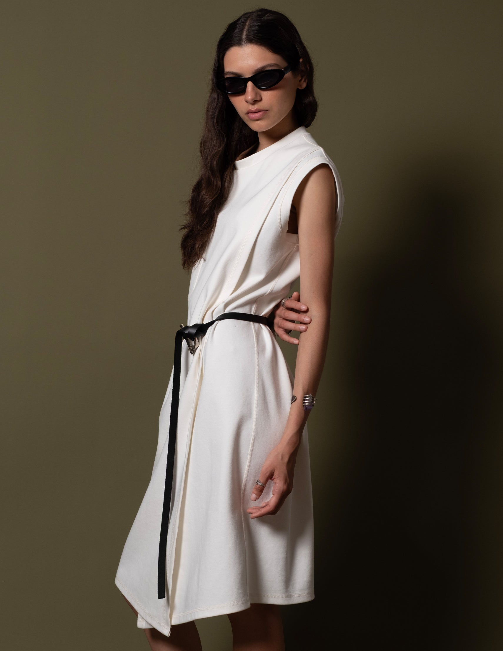 LONG T-SHIRT TECA OFF-WHITE