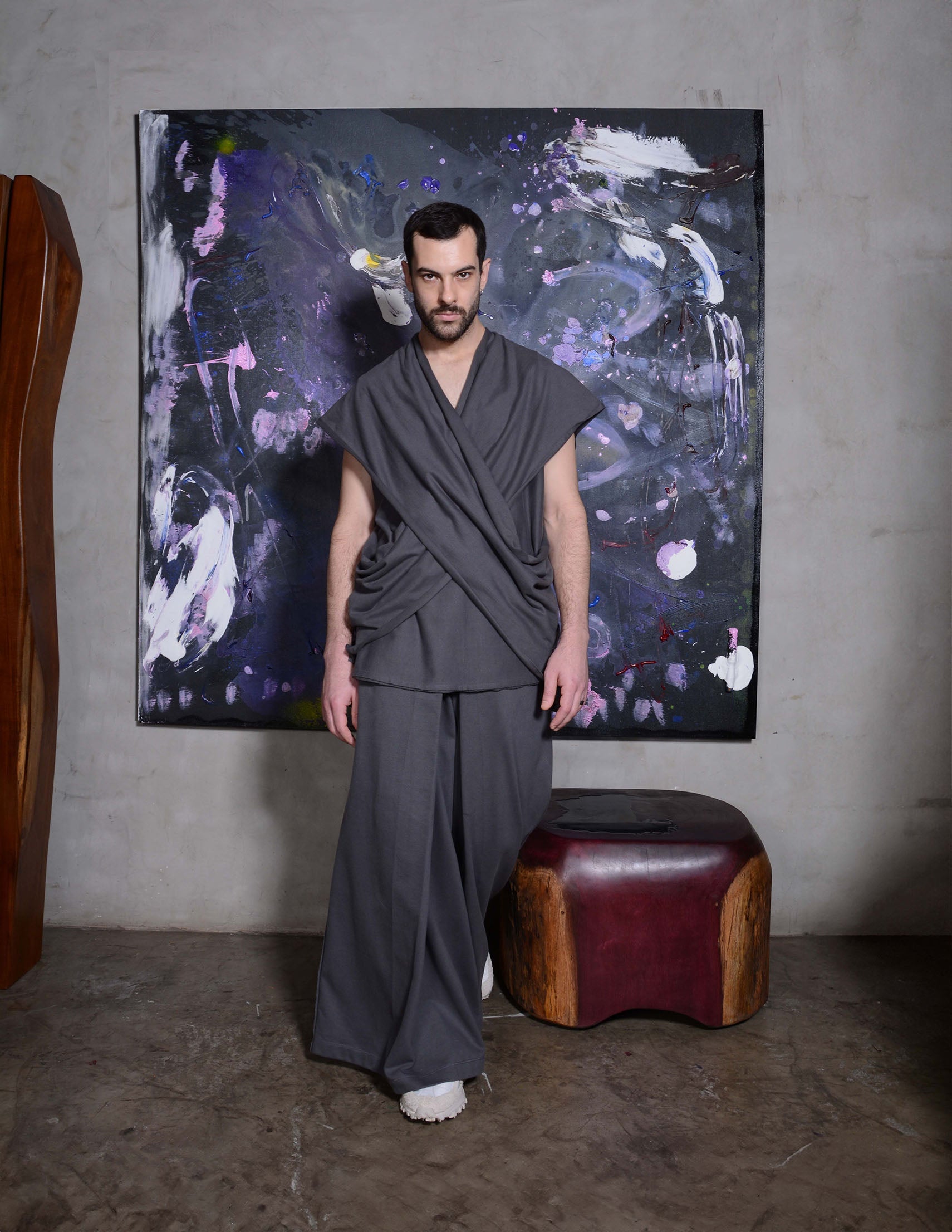 TWIN SET GIANE CINZA