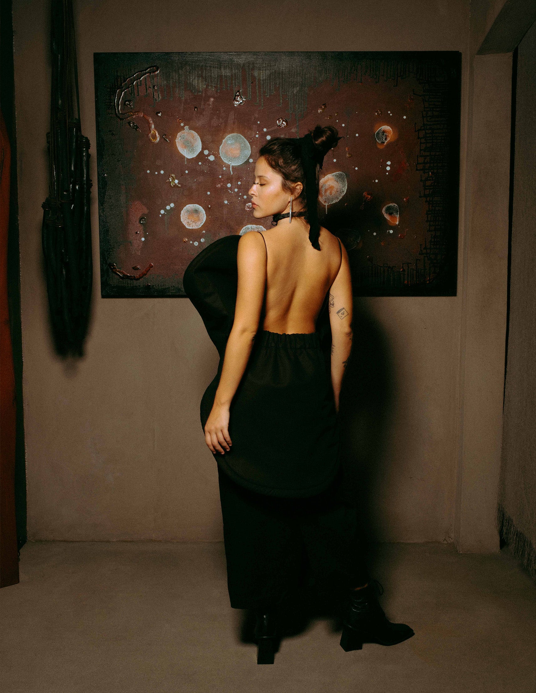 VESTIDO OCA PRETO