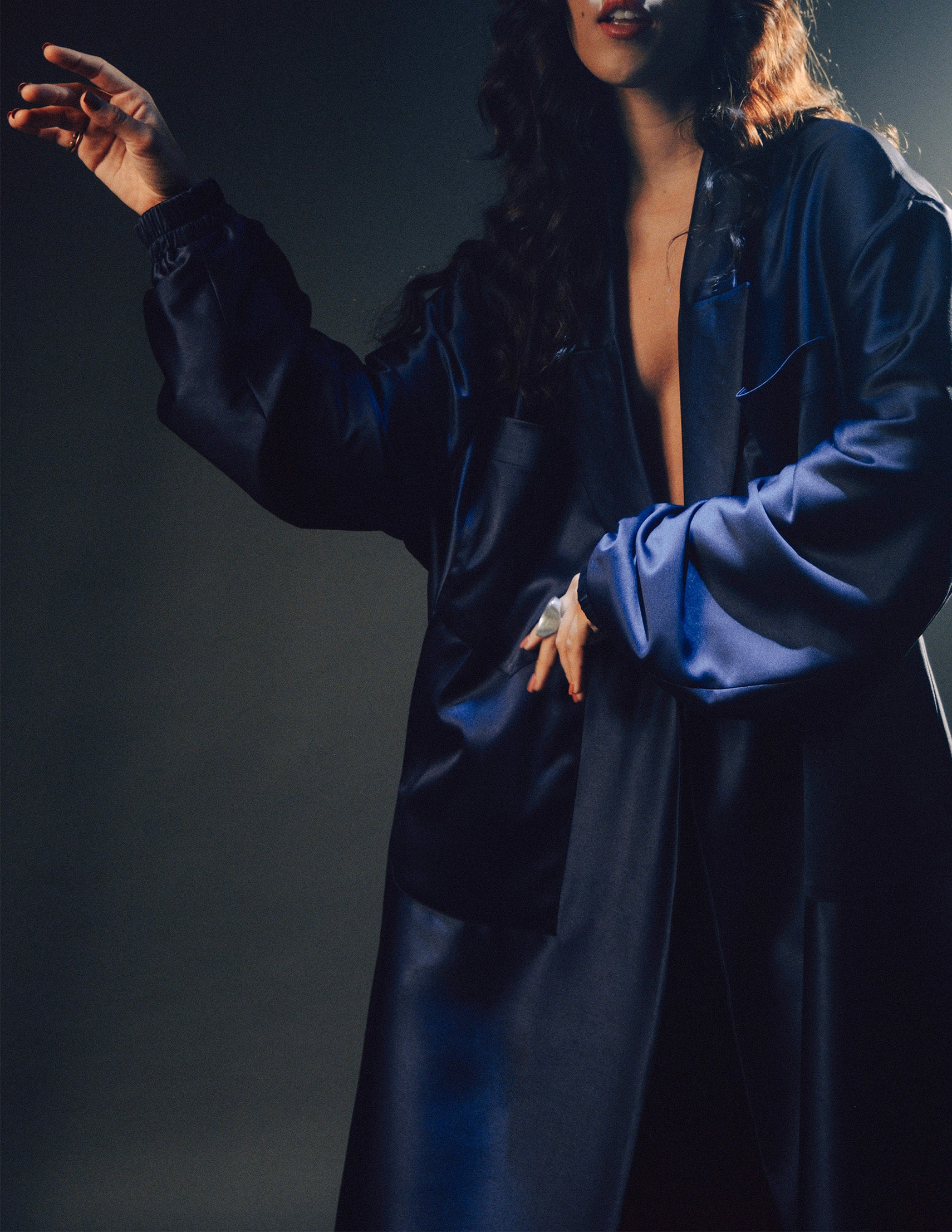 TRENCH COAT AZUL MARINHO