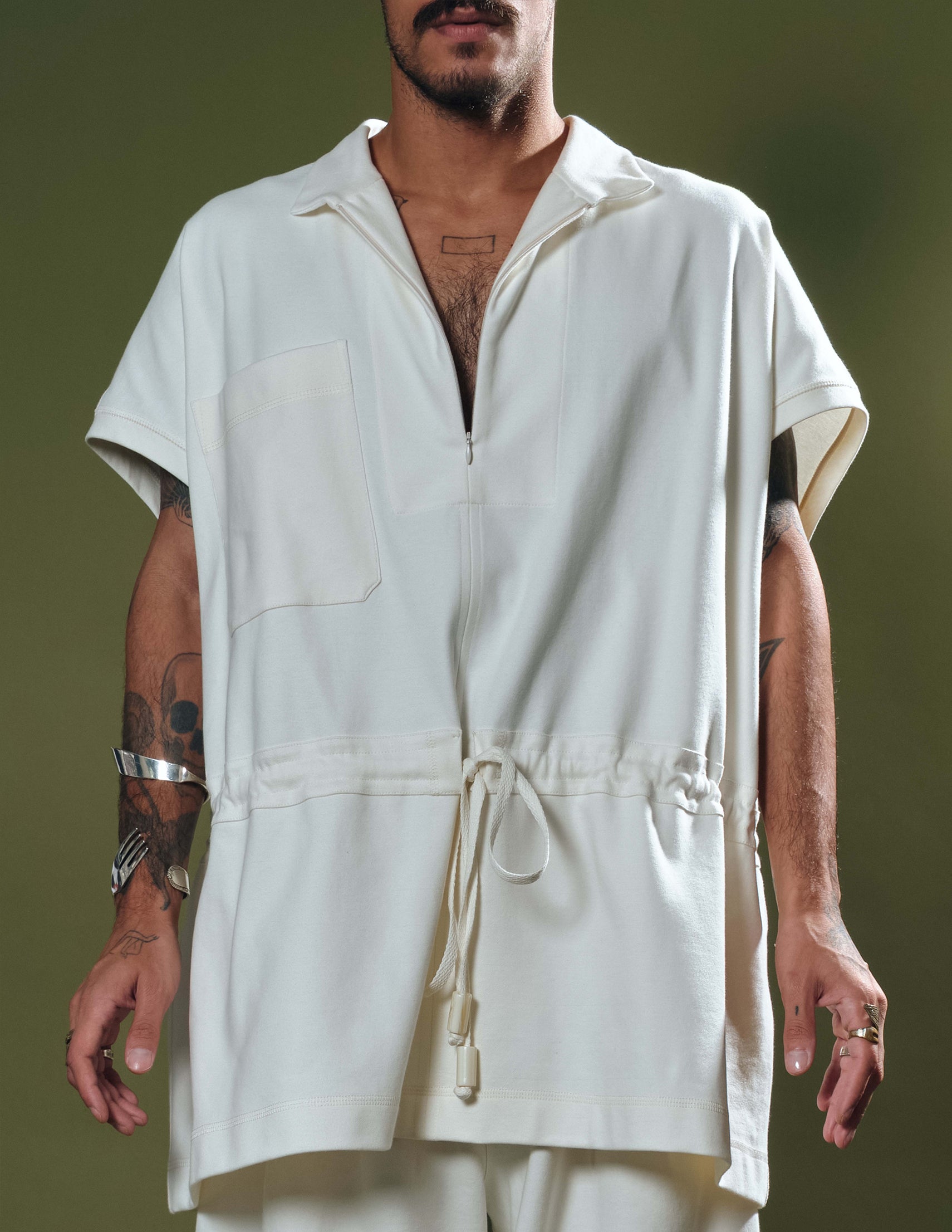 BLUSA STONE OFF-WHITE