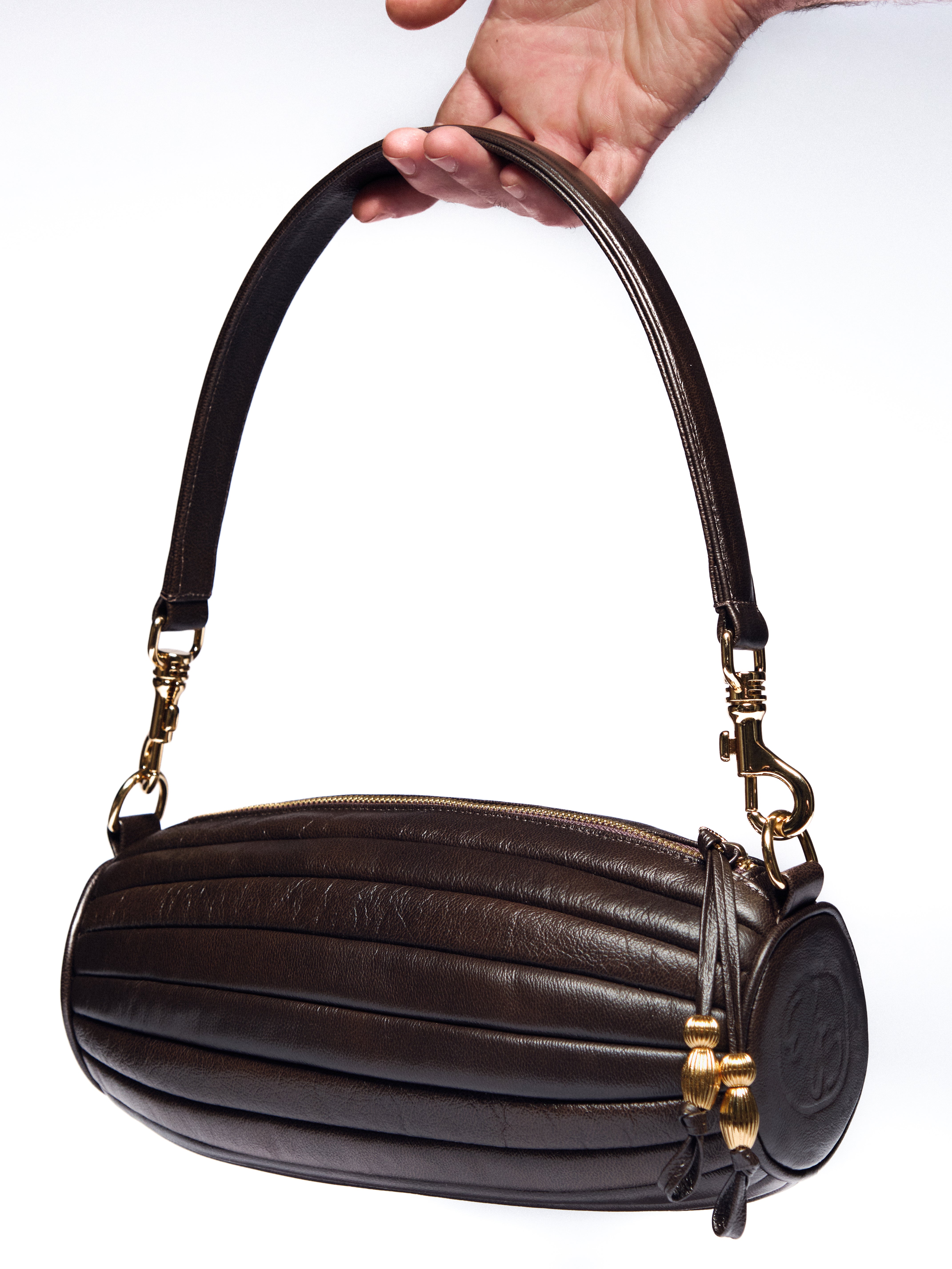 BOLSA CACAU OURO MARROM