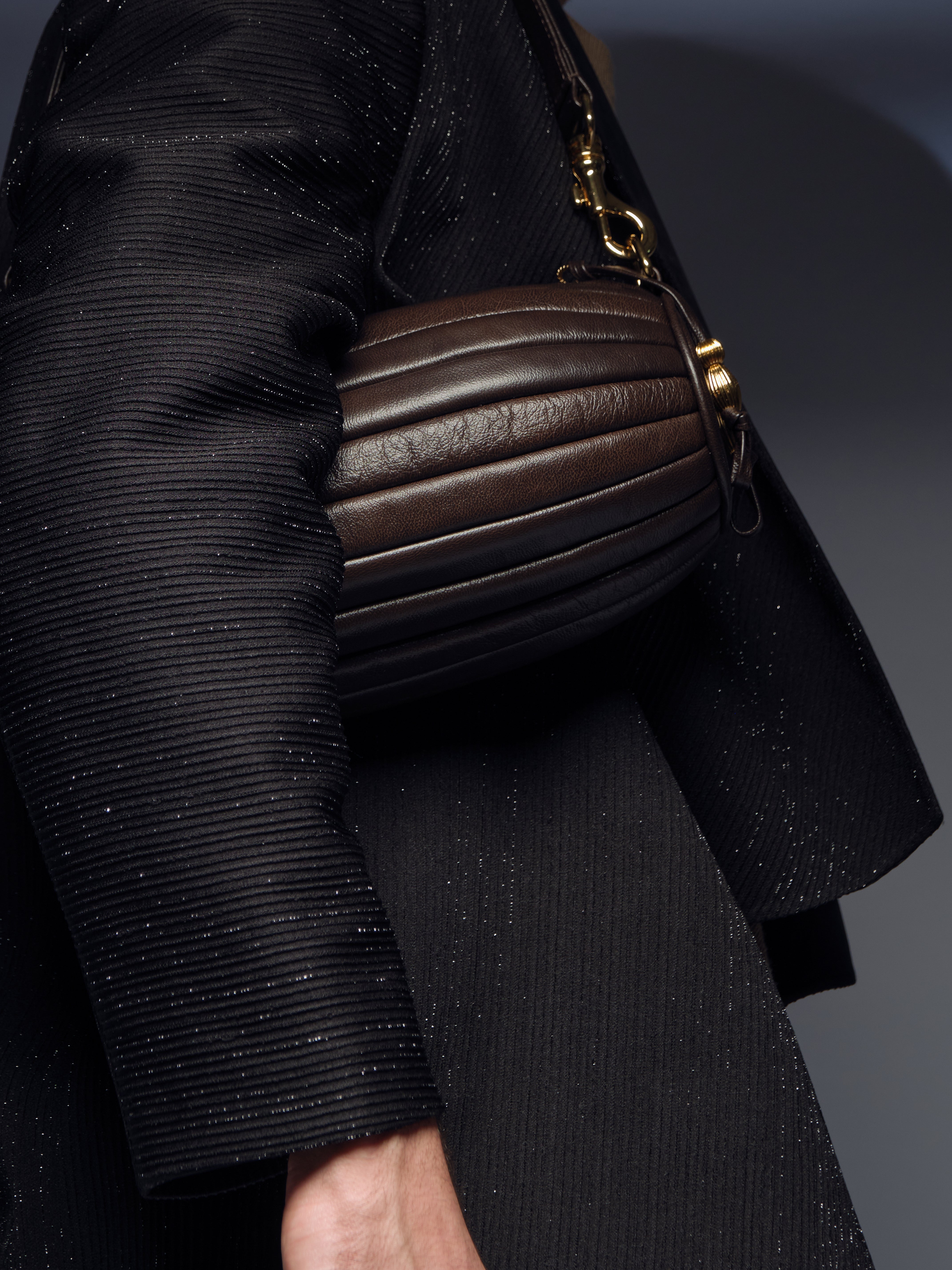 BOLSA CACAU OURO MARROM