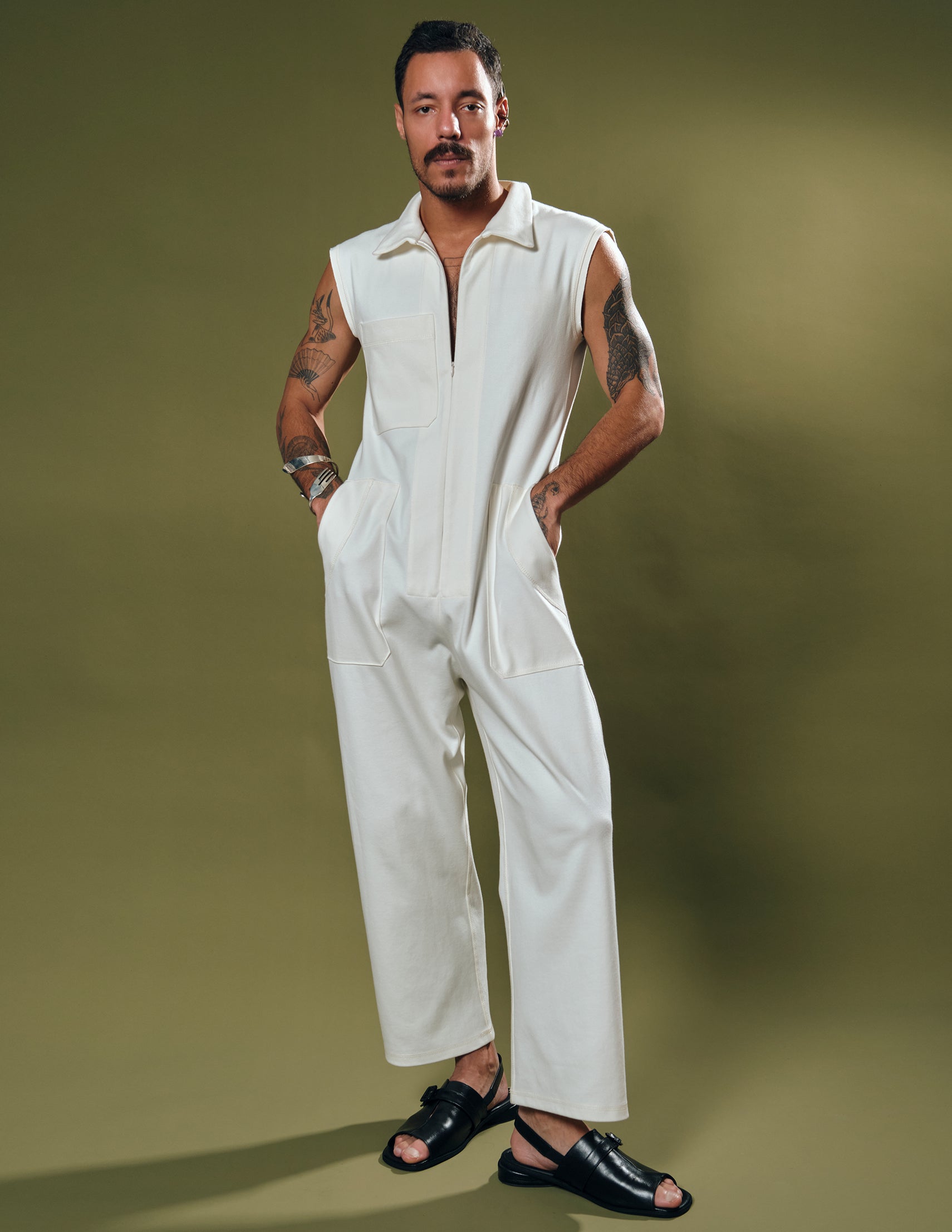 MACACÃO CHAN OFF-WHITE