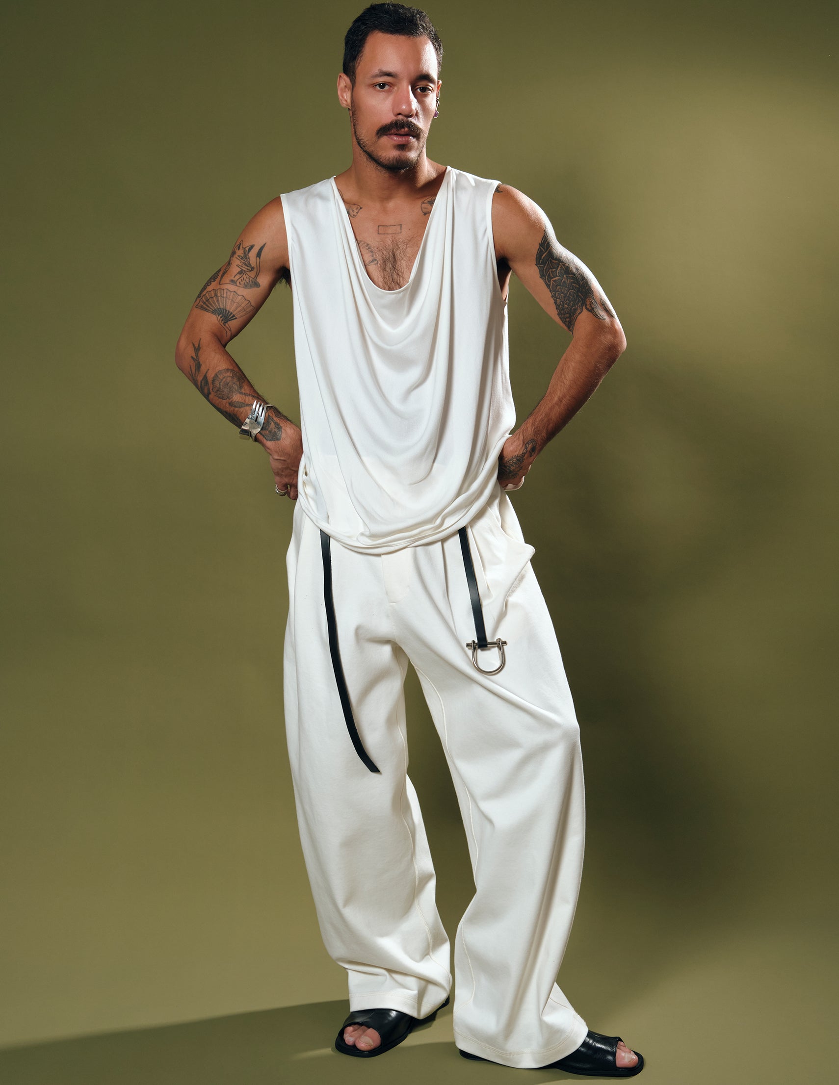 CALÇA XENOM OFF-WHITE