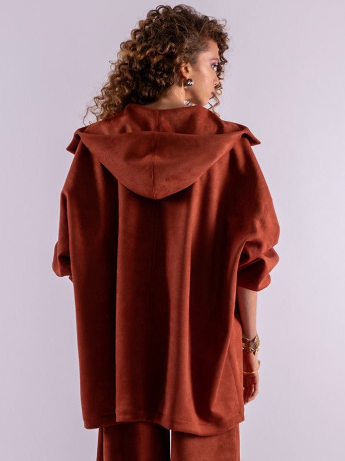 BLUSÃO CHROMA TERRACOTA