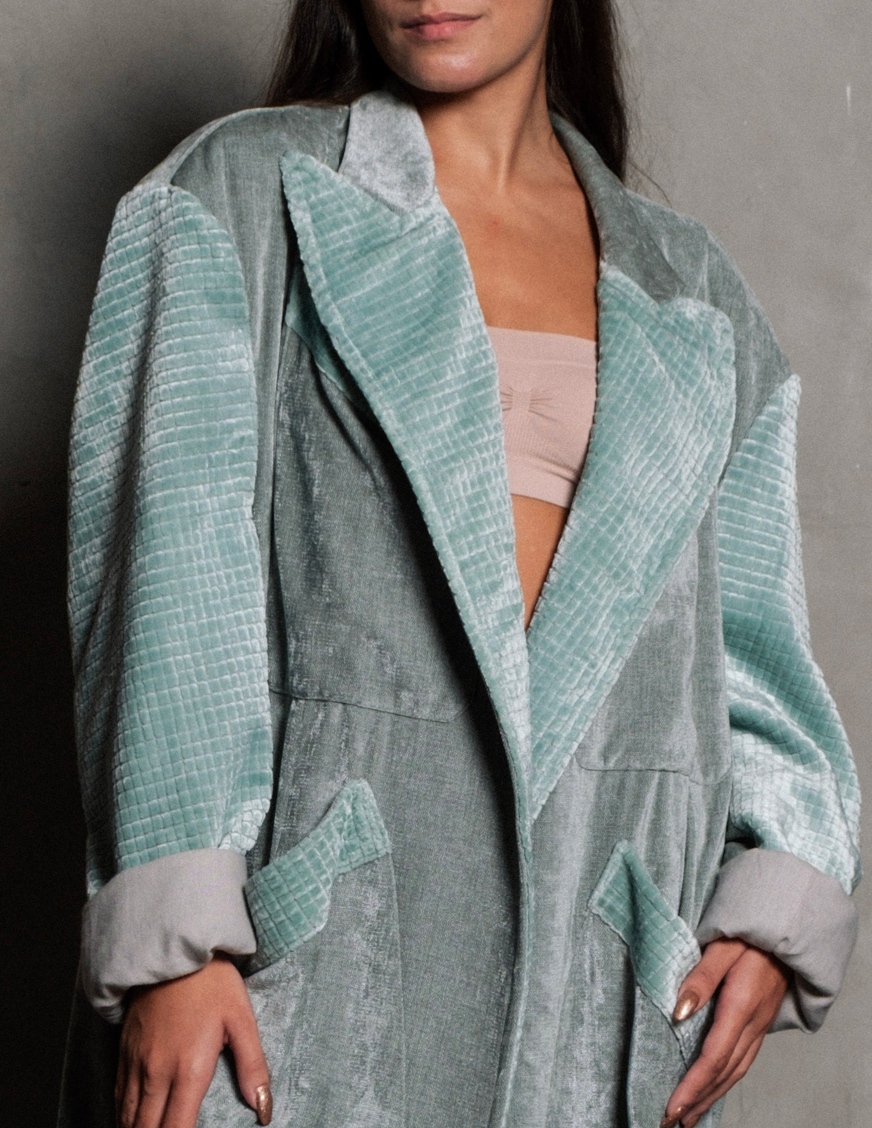TRENCH COAT PARIS VELUDO DE SEDA