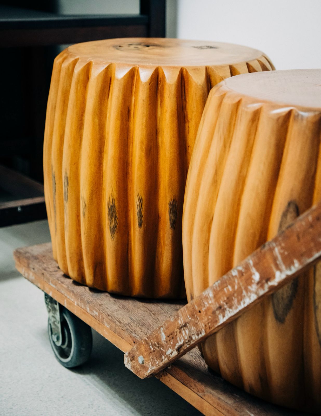 BANCO CACAU EM MADEIRA